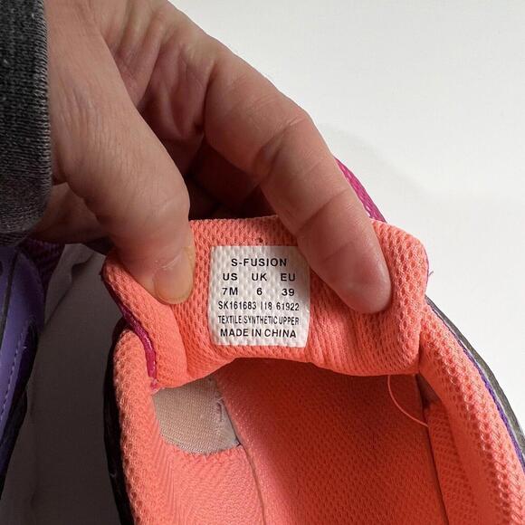 Saucony S Fusion Womens Size 7m Tri Color Running Shoes Sneakers - Picture 6 of 8